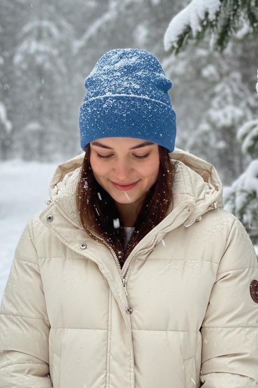 Mavi Renk Bere/ Şapka