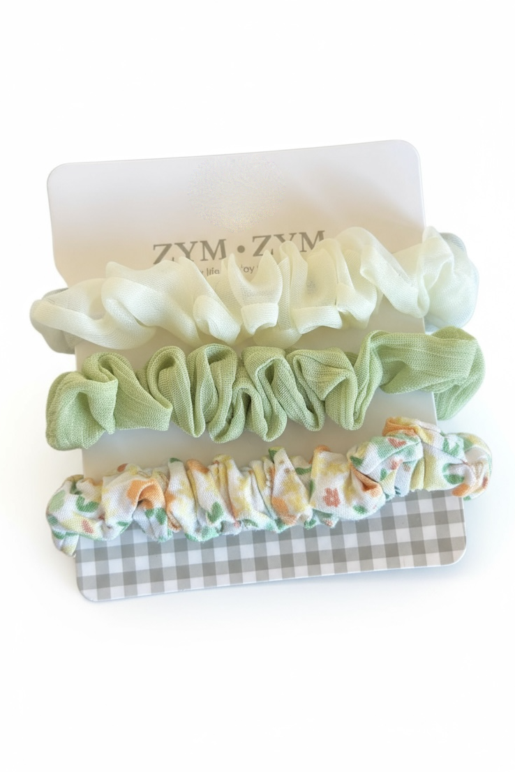 3'lü Karışık Renk Simit Toka Set