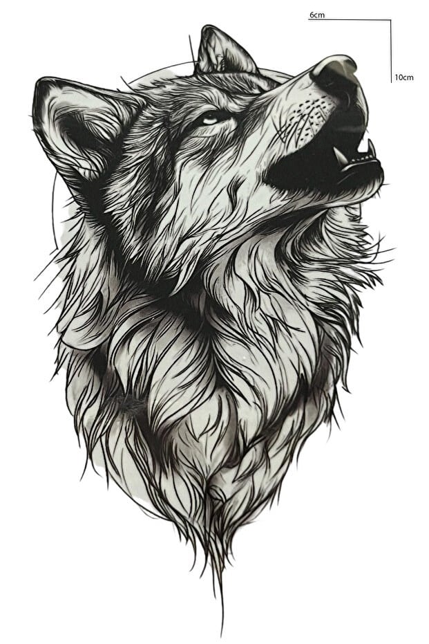 Kurt Mini Geçici Dövme Tattoo