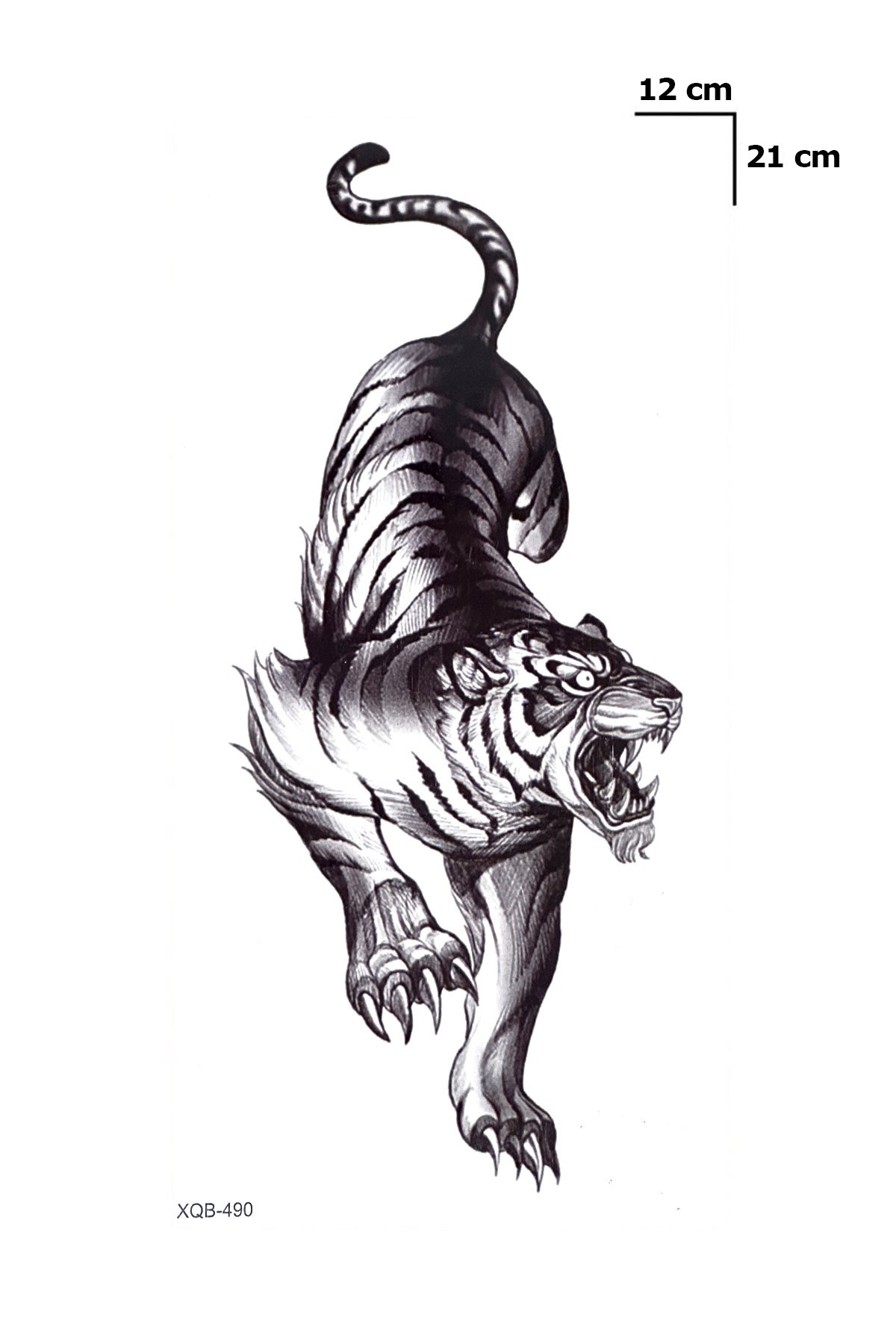Kaplan Dövme Geçici Tattoo