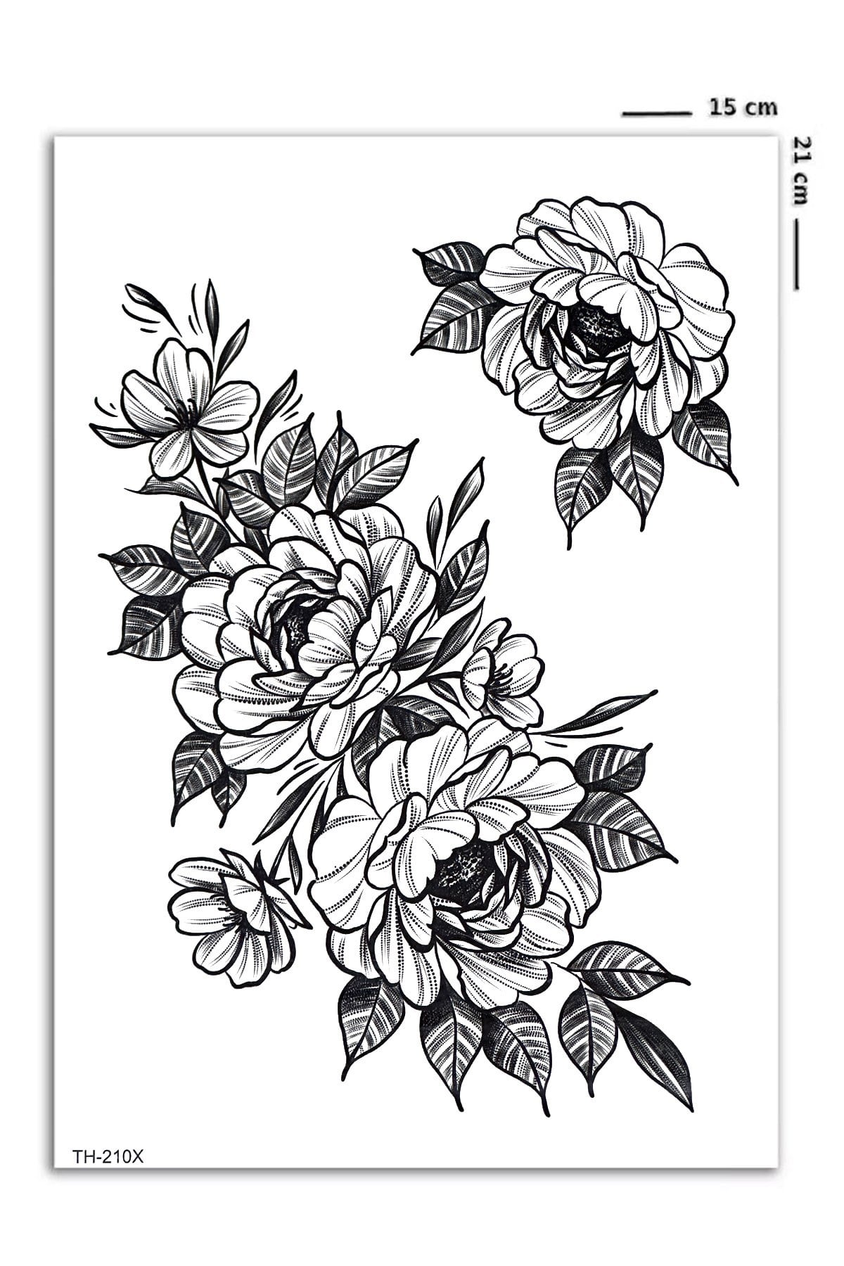 Çiçek Geçici Dövme Tattoo