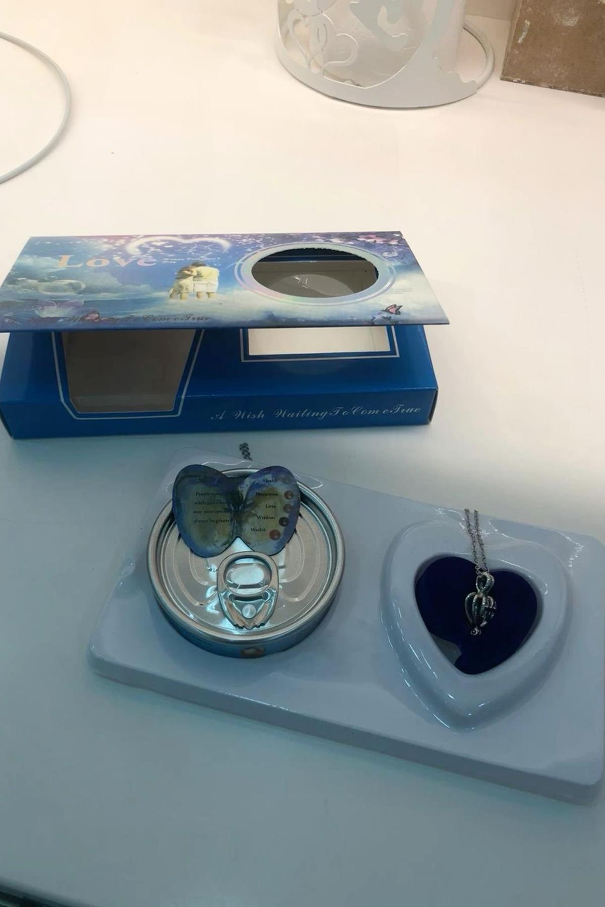 Karışık Renk İstiridye İçinde İnci Kolye