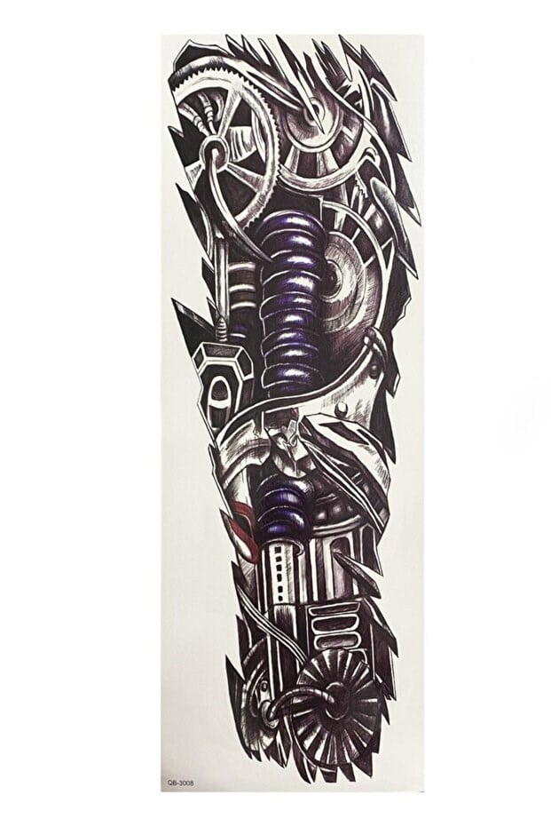 Mekanik Dövme Geçici Tattoo