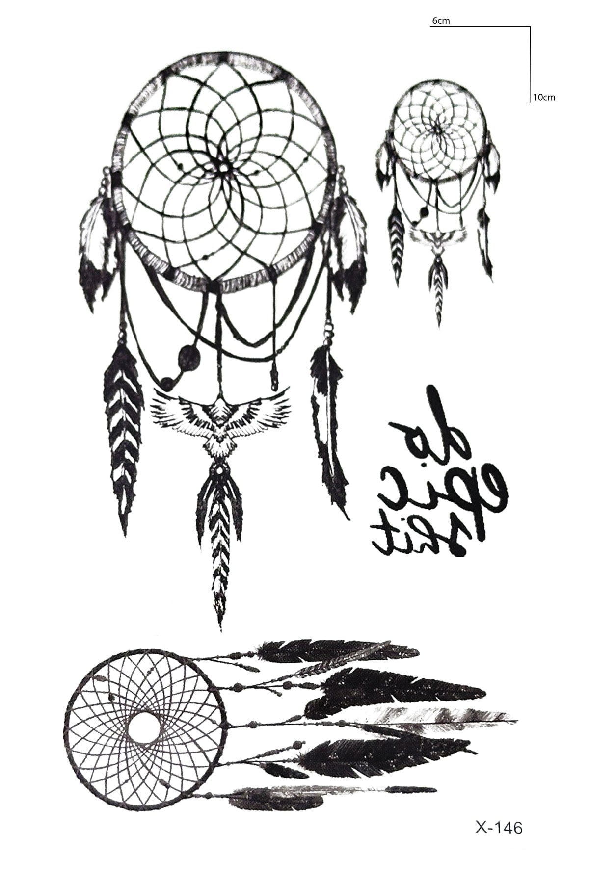 Düş Kapanı Mini Geçici Dövme Tattoo