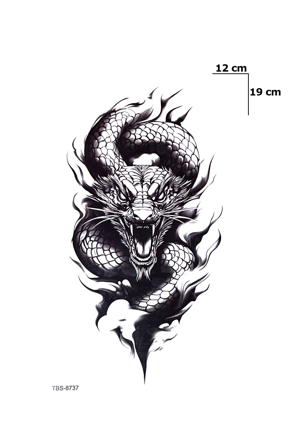 Yılan Geçici Dövme Tattoo