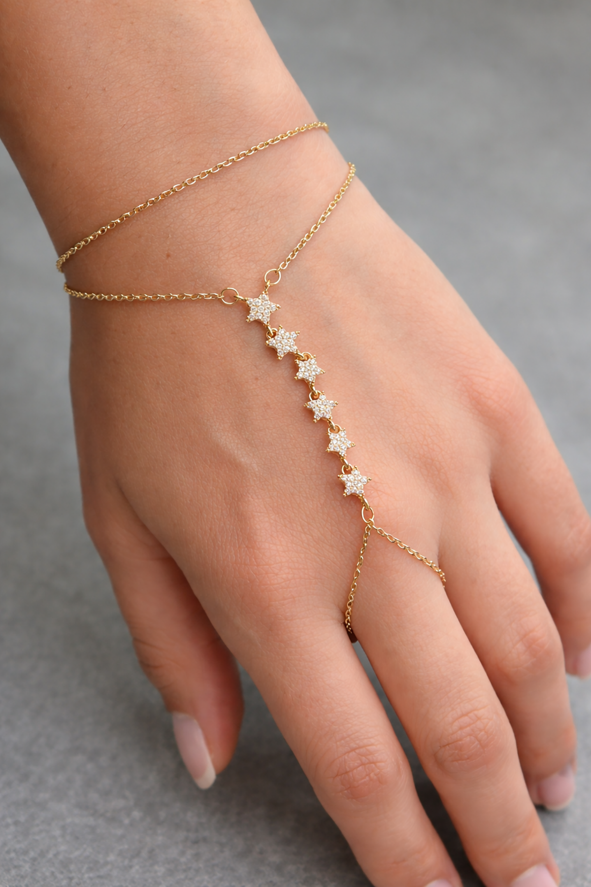 Altın Renk Yıldız Figürlü Çelik Şahmeran