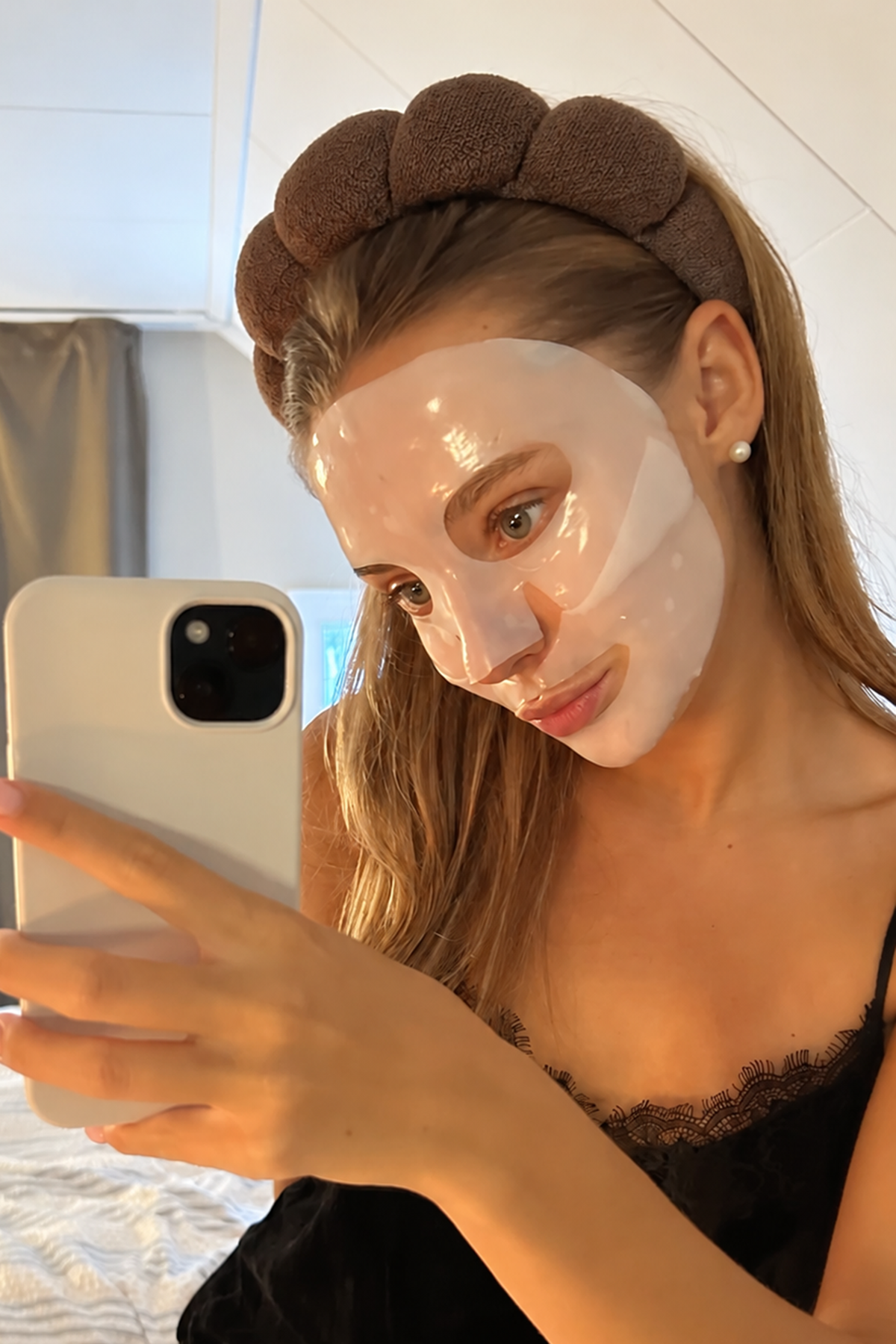 Kahve Renk Spa Havlu Taç 