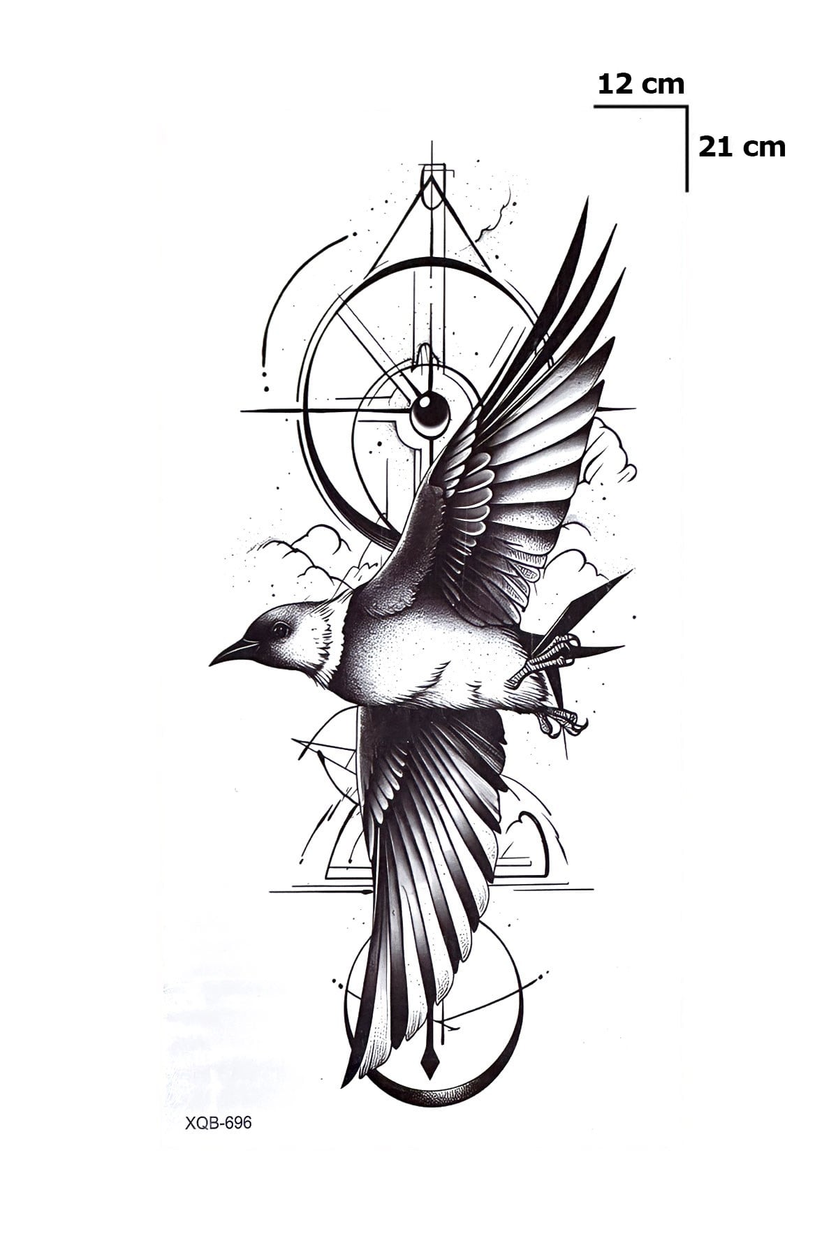 Kuş Dövme Geçici Tattoo