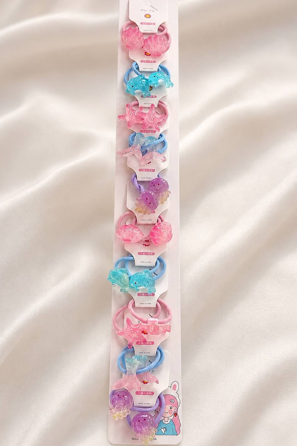 20'li Karışık Renk Lastik Toka Set