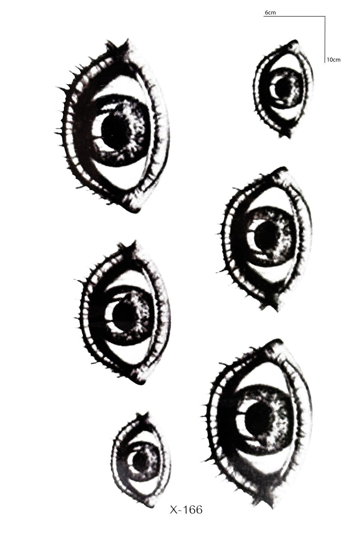 Göz Mini Geçici Dövme Tattoo