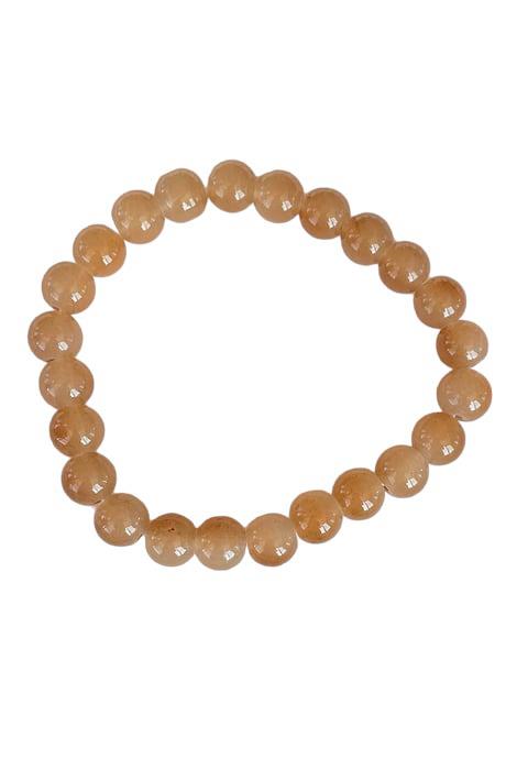 A.Kahve Renk Boncuk detaylı Erkek Bileklik