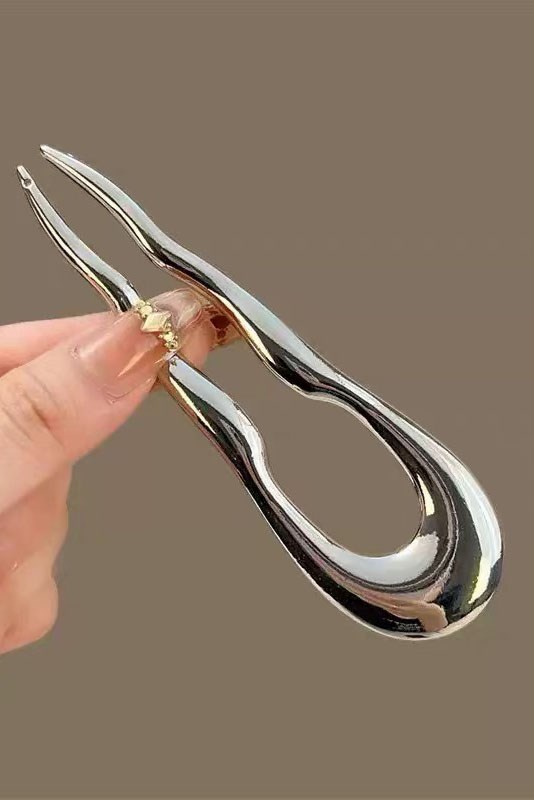 Gümüş Renk Metal Topuz Tokası