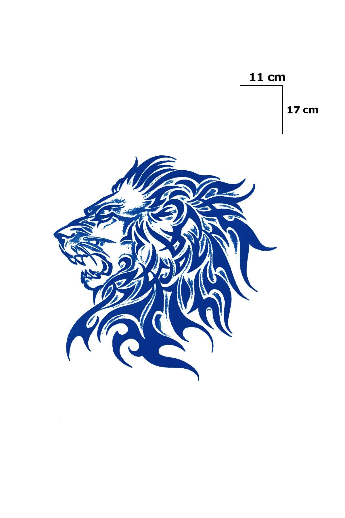 Aslan Sonradan Kararan Yarı Kalıcı Geçici Dövme Tattoo