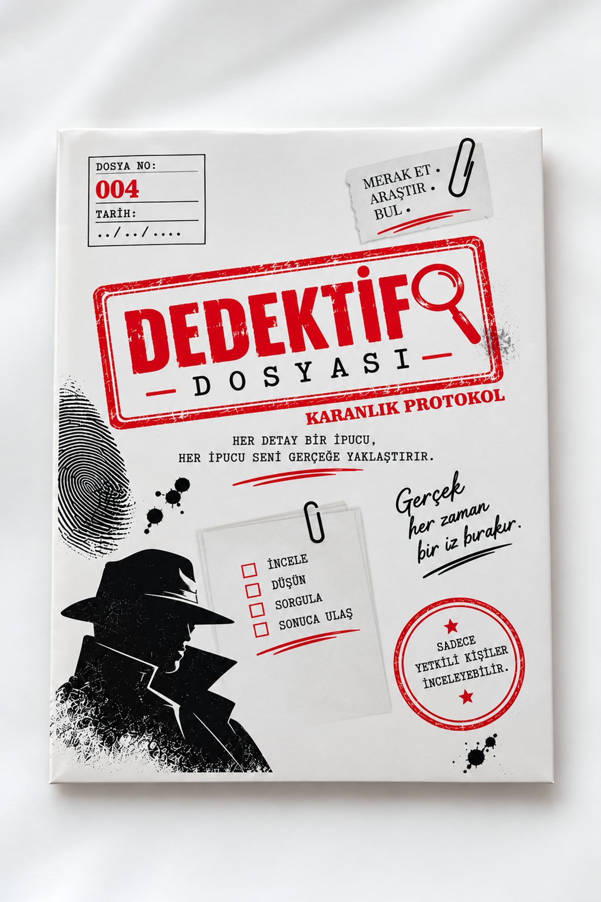 Dedektif Cinayet Çözme Oyunu-Karanlık Protokol
