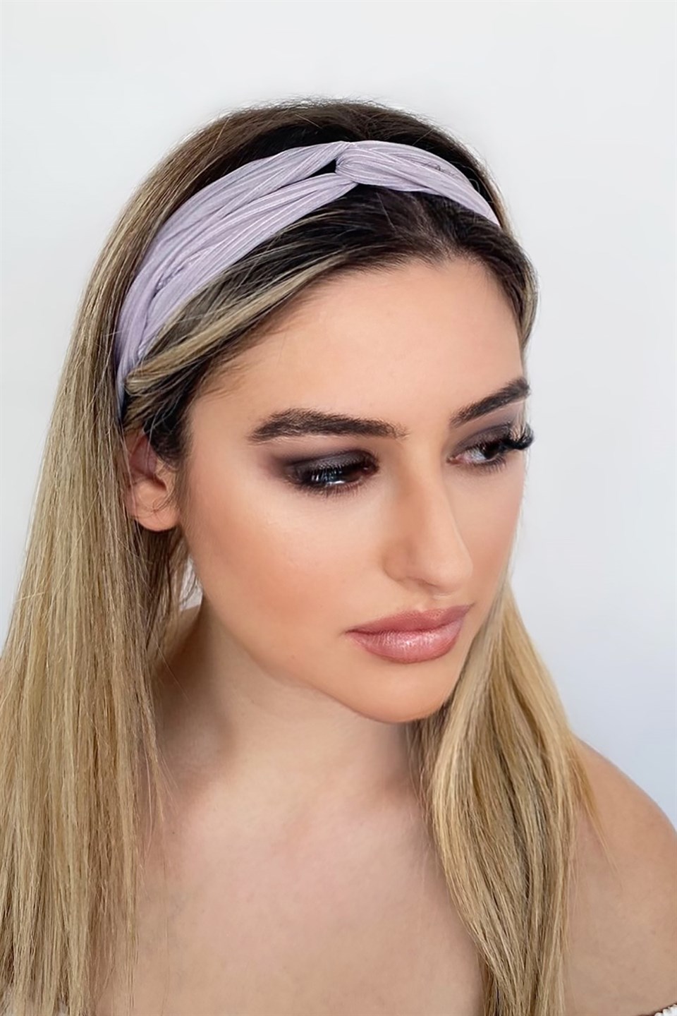 Açık Lila Renk Bandana