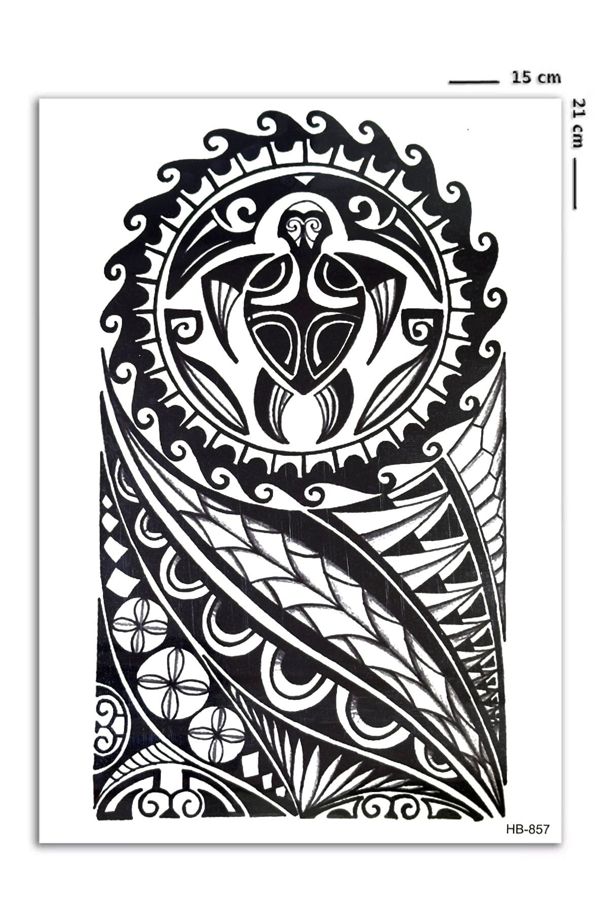 Maori Geçici Dövme Tattoo