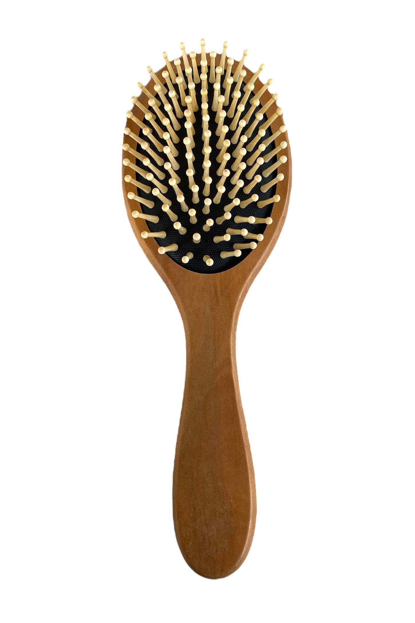 Ahşap Oval Saç Tarama Fırçası/ Tarak
