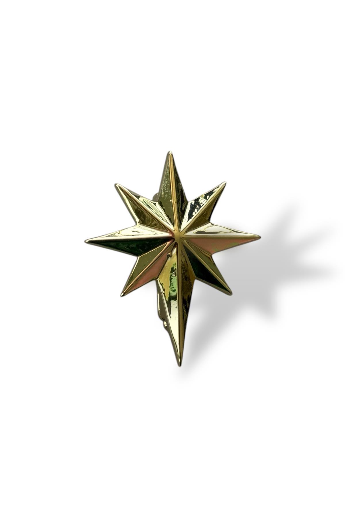 Altın Renk Kuzey Yıldızı Figürlü Ajda Charm / Kolye/ Bileklik Ucu