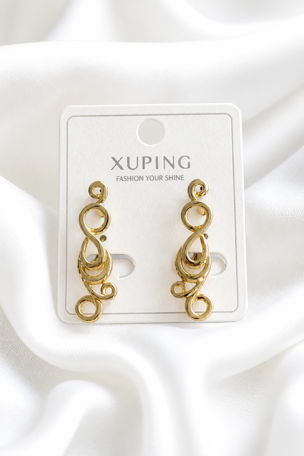 Altın Renk Xuping Küpe (Çift)