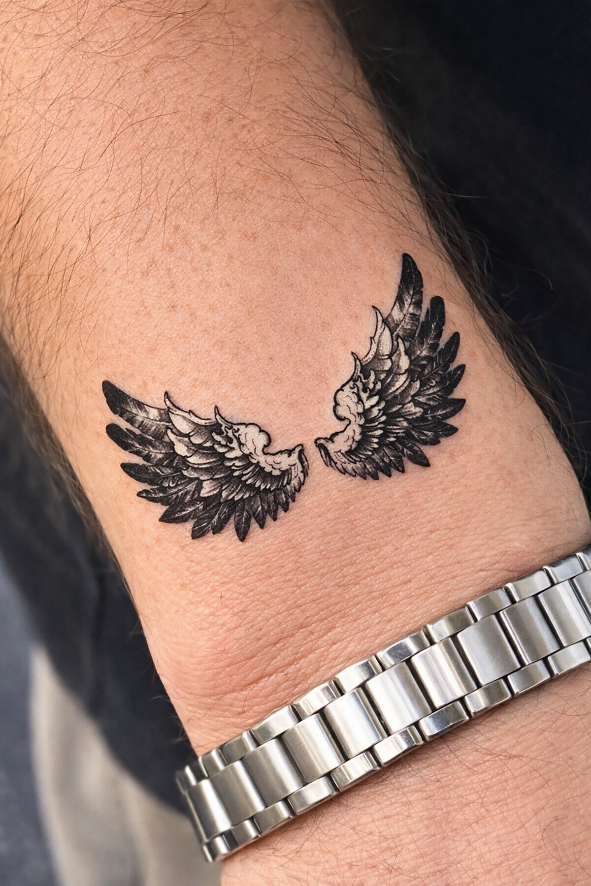 Geçici Kanat Figürlü Mini Dövme Tattoo