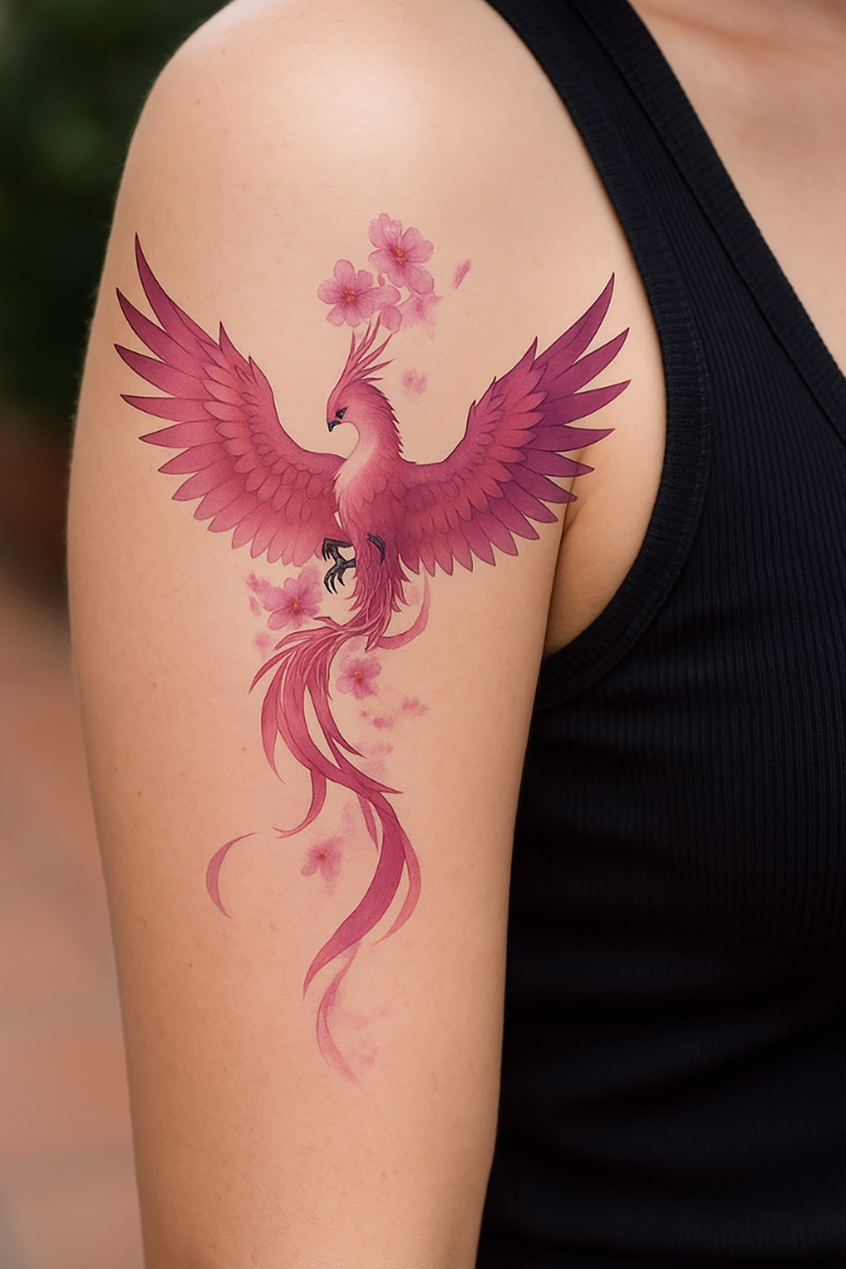 Geçici Kuş Figürlü Dövme Tattoo