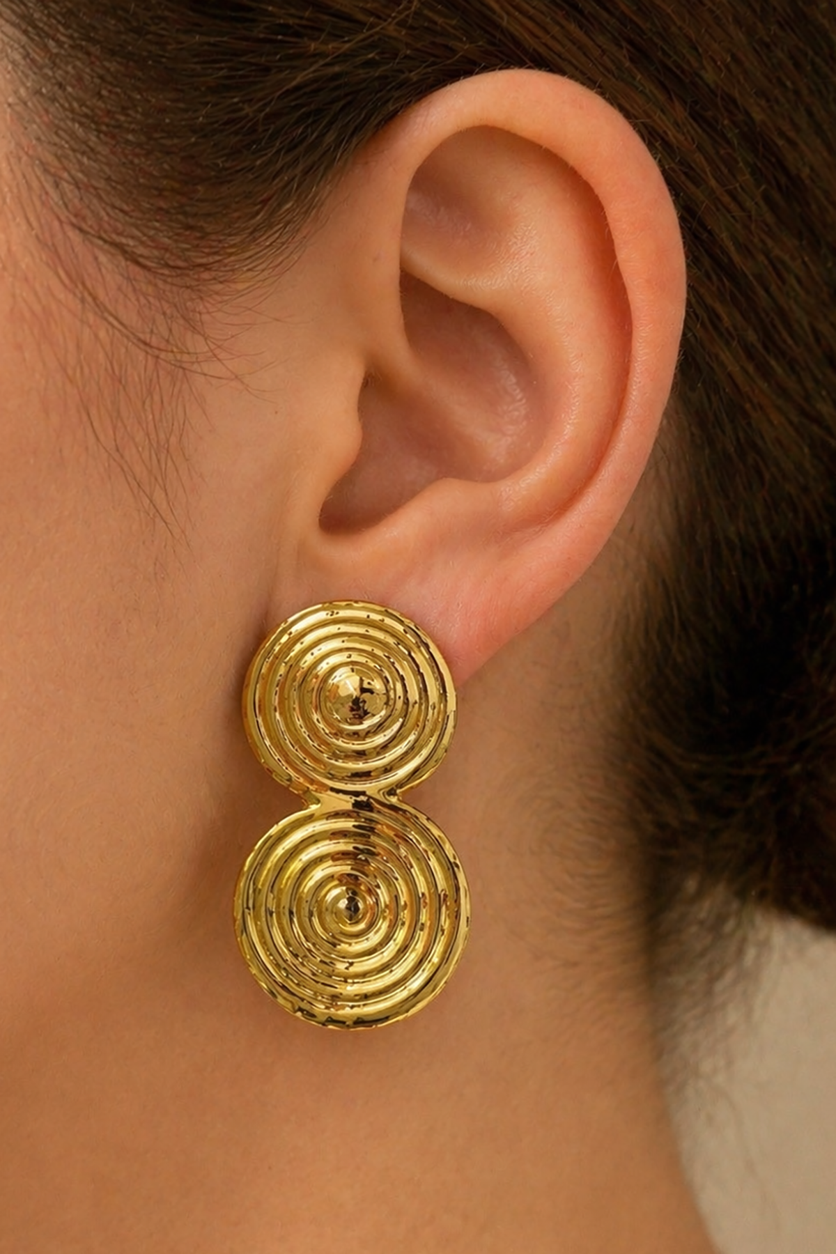 Altın Renk Küpe (Çift)