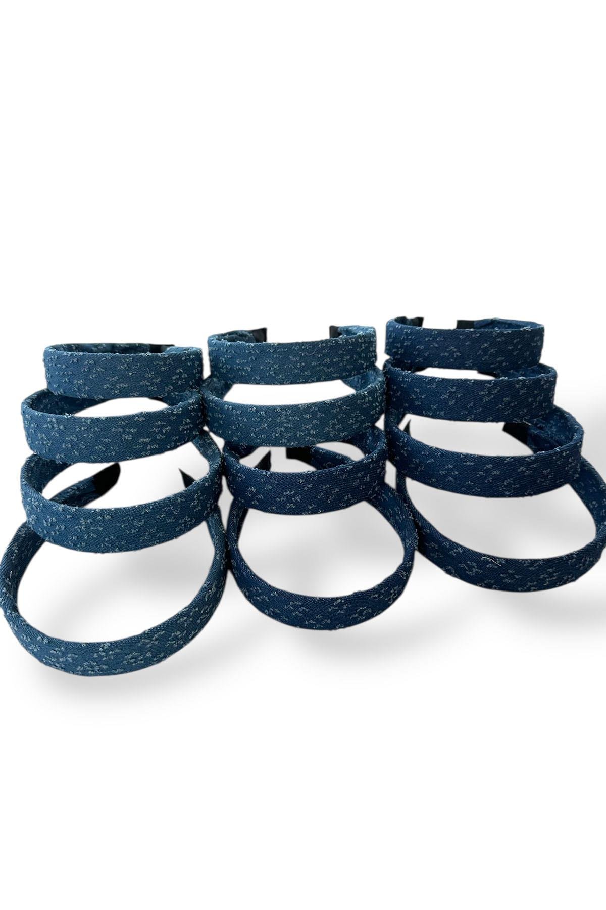 12´li Mavi Renk Kot Detaylı Taç Set