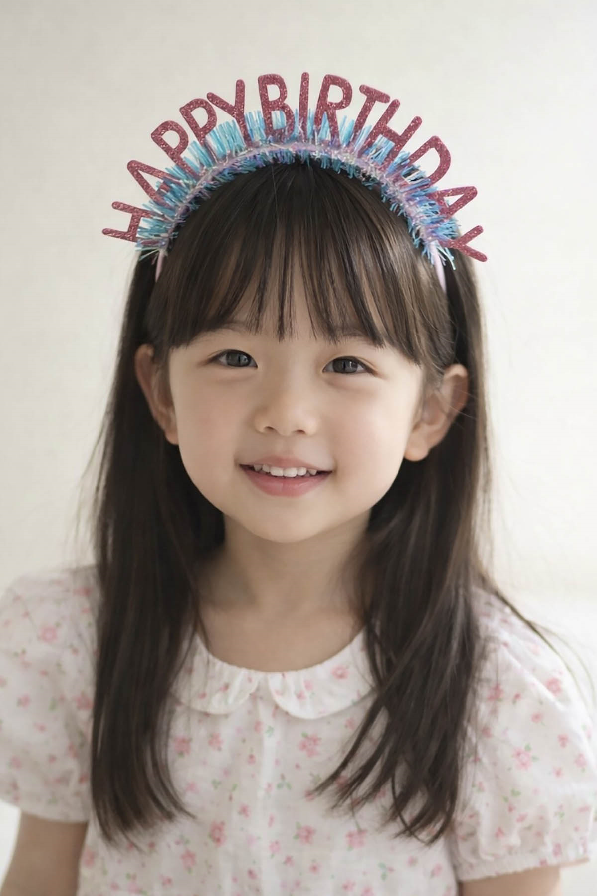 Pembe Renk Happy Birthday Yazılı Taç