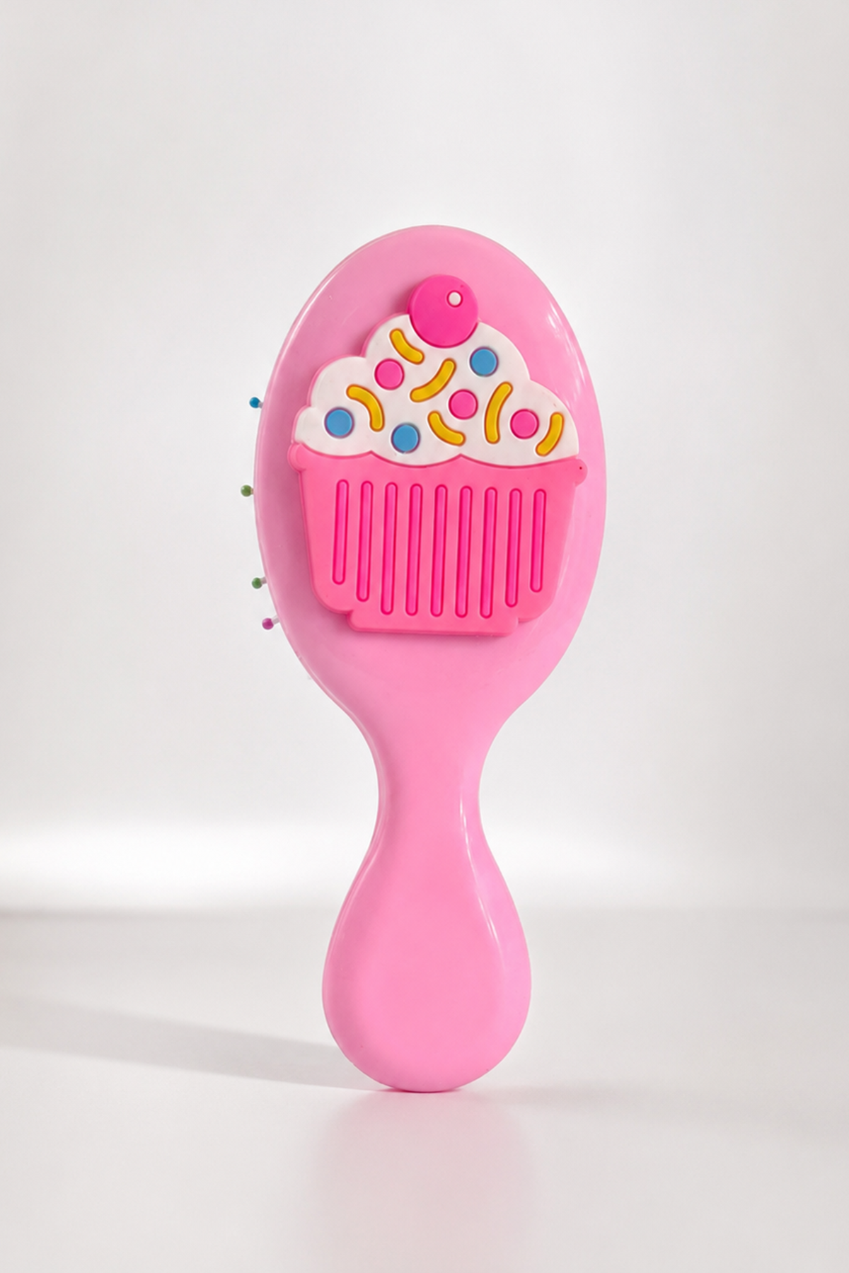 Pembe   Renk Cupcake Figürlü Çocuk Saç Tarama Fırçası/Tarak