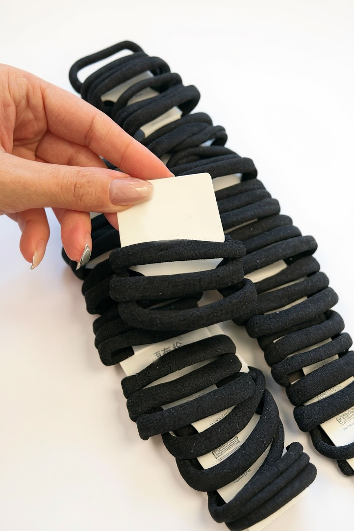 20'li Siyah Renk Lastik Toka Set