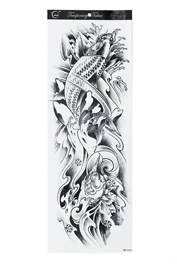 Yılan Kol Dövme Geçici Tattoo