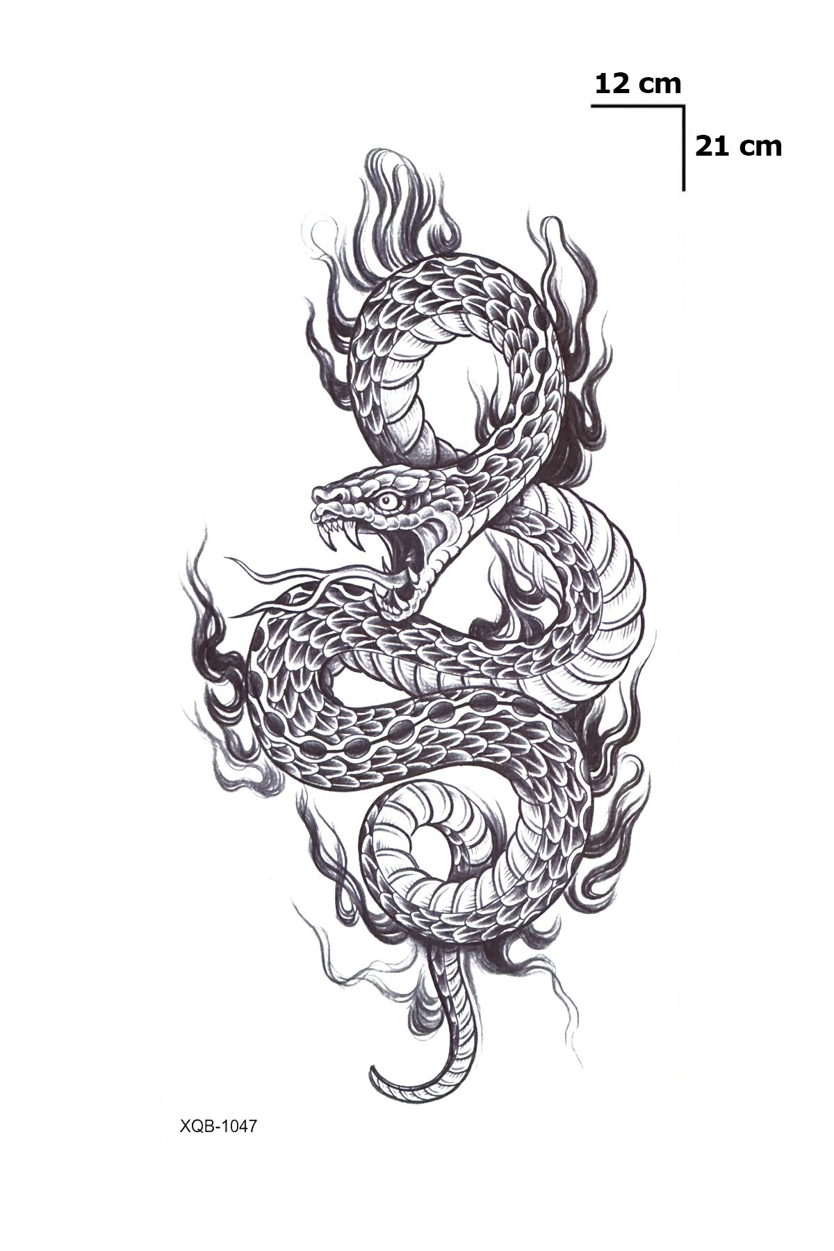 Yılan Geçici Dövme Tattoo