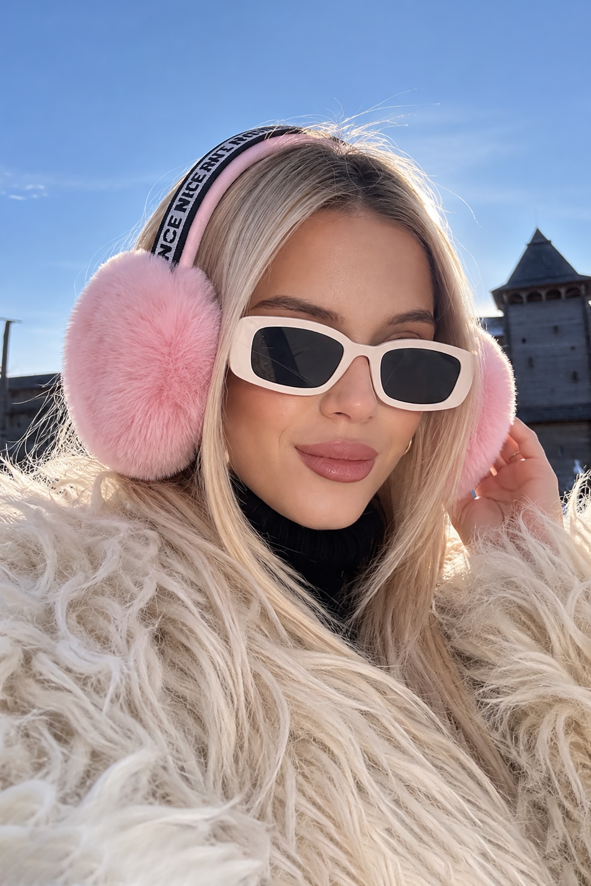 Pembe Renk Peluş Kulaklık