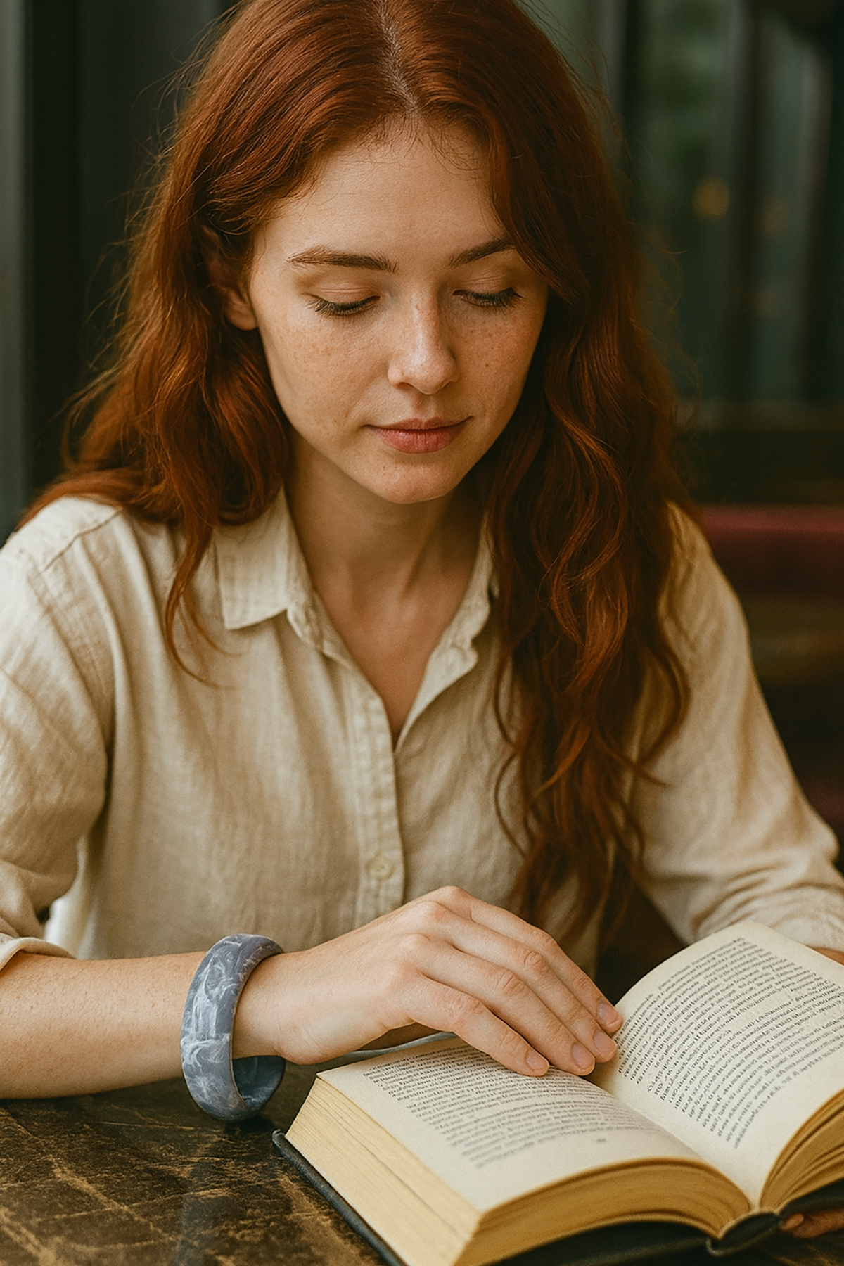 Gri Renk Kalın Kemik Mika Bileklik