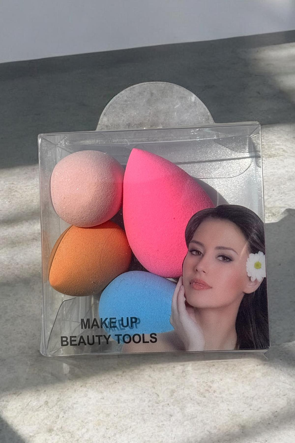 5'li Karışık Renk Makyaj Süngeri Set