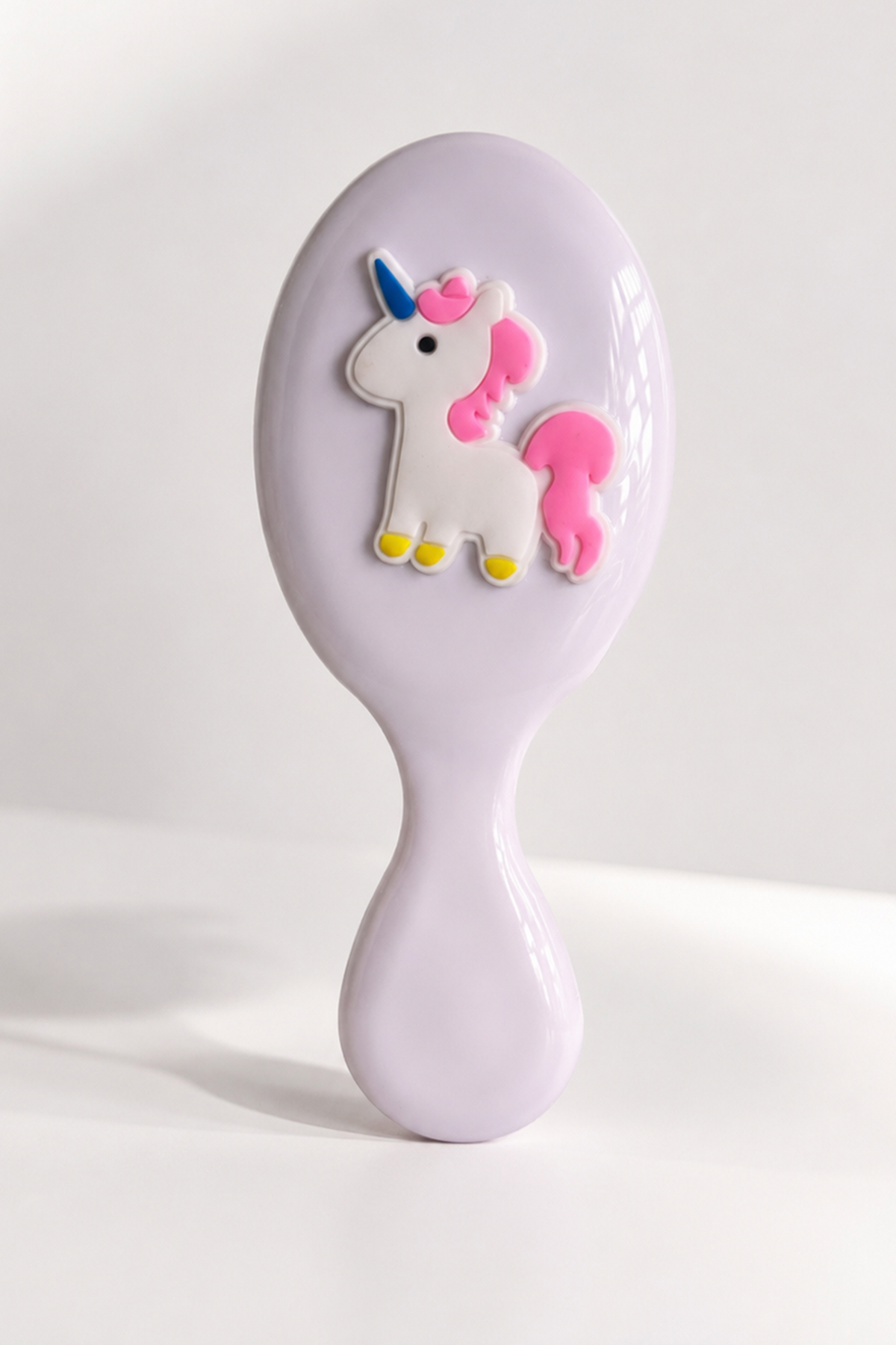 Beyaz  Renk Unicorn Figürlü Çocuk Saç Tarama Fırçası/Tarak