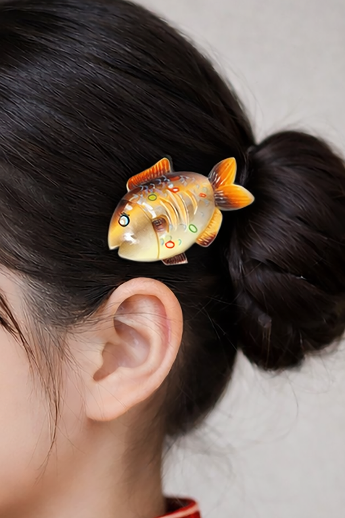 Balık Figürlü Yan Toka