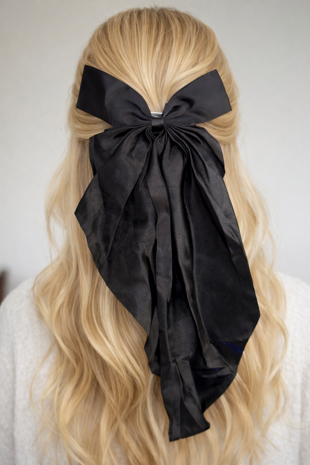 Siyah Renk Kurdele Pens Toka