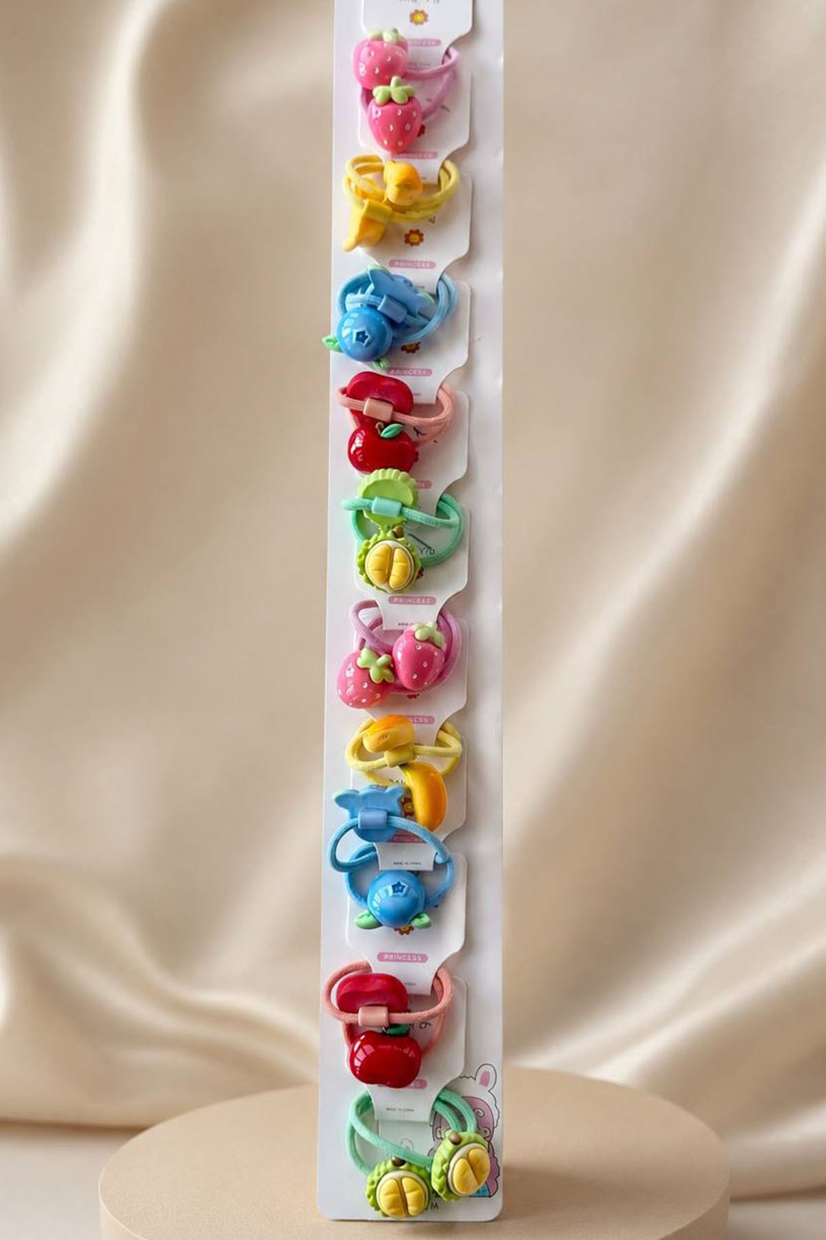 20'li Karışık Renk Lastik Toka Set