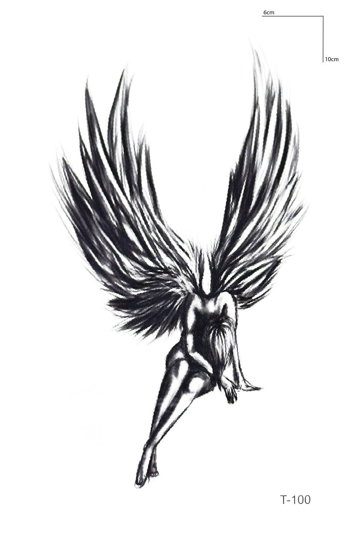 Melek Mini Geçici Dövme Tattoo