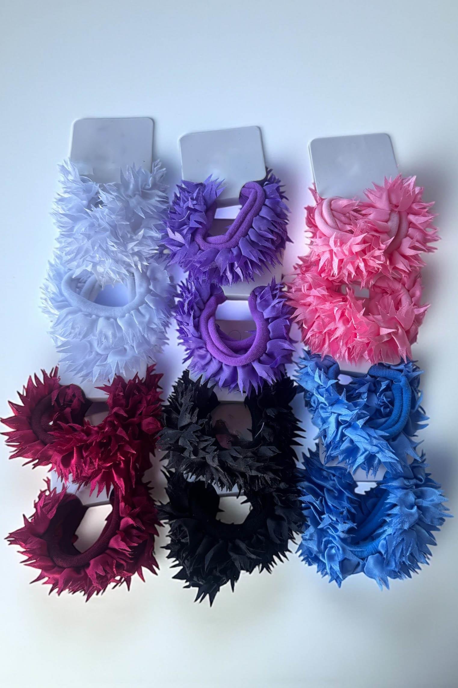 12'li Karışık Renk Lastik Toka Set