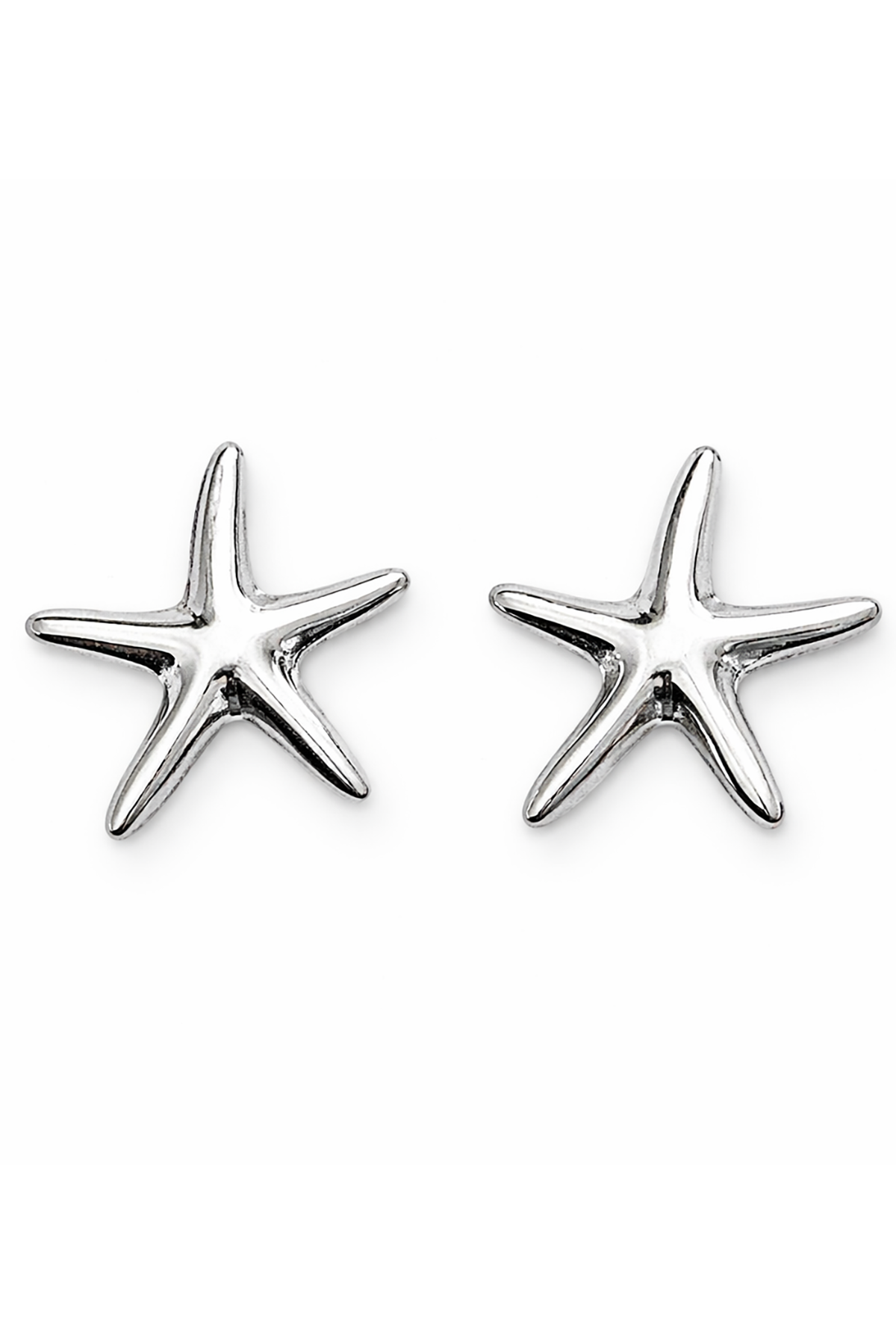 Gümüş Renk Yıldız Figürlü Küpe (Çift)