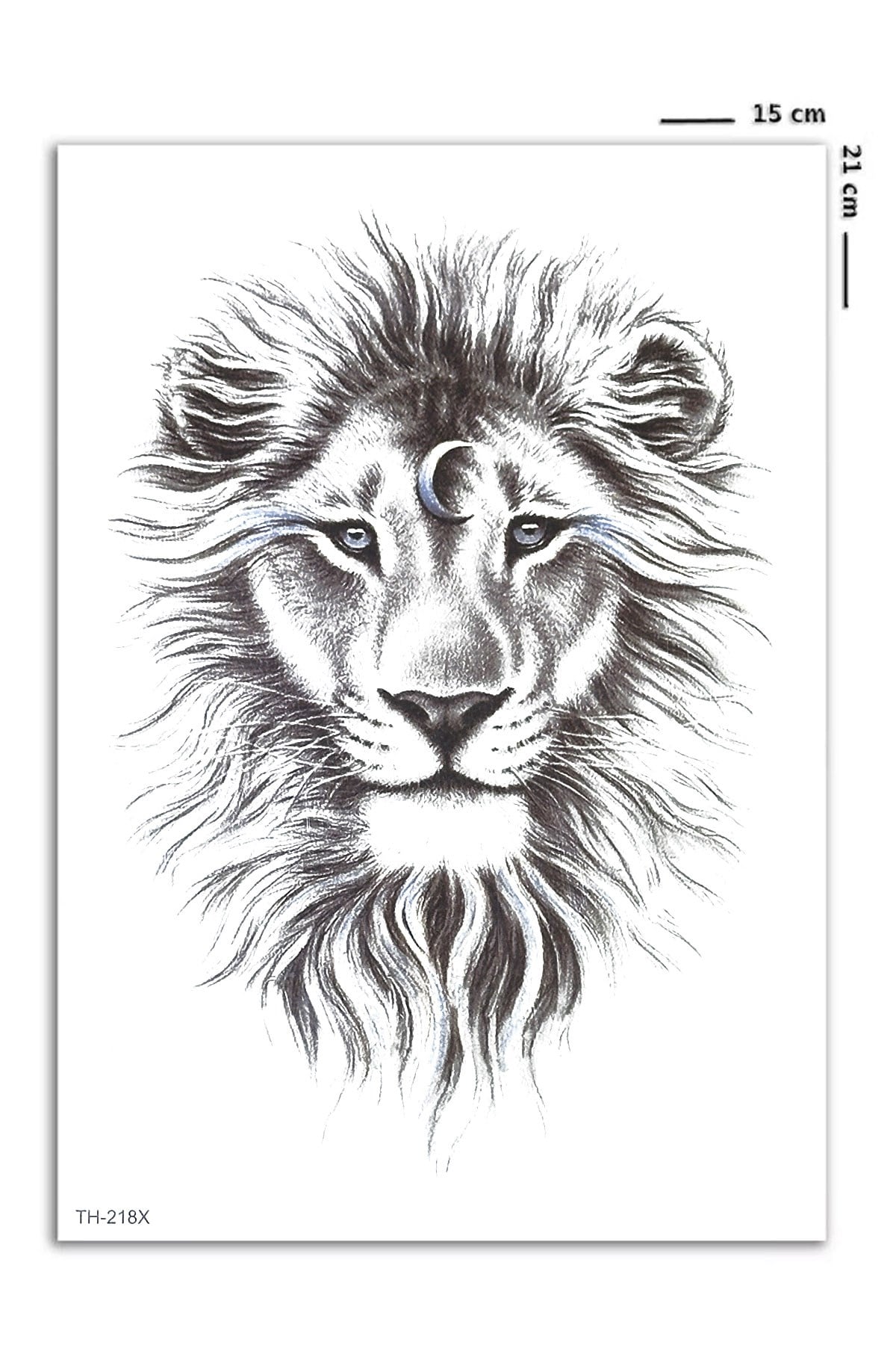 Aslan Geçici Dövme Tattoo
