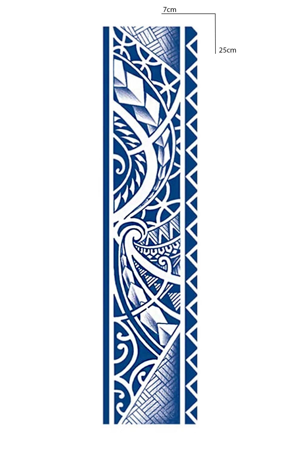 Şekil Bilek Sonradan Kararan Yarı Kalıcı Geçici Dövme Tattoo