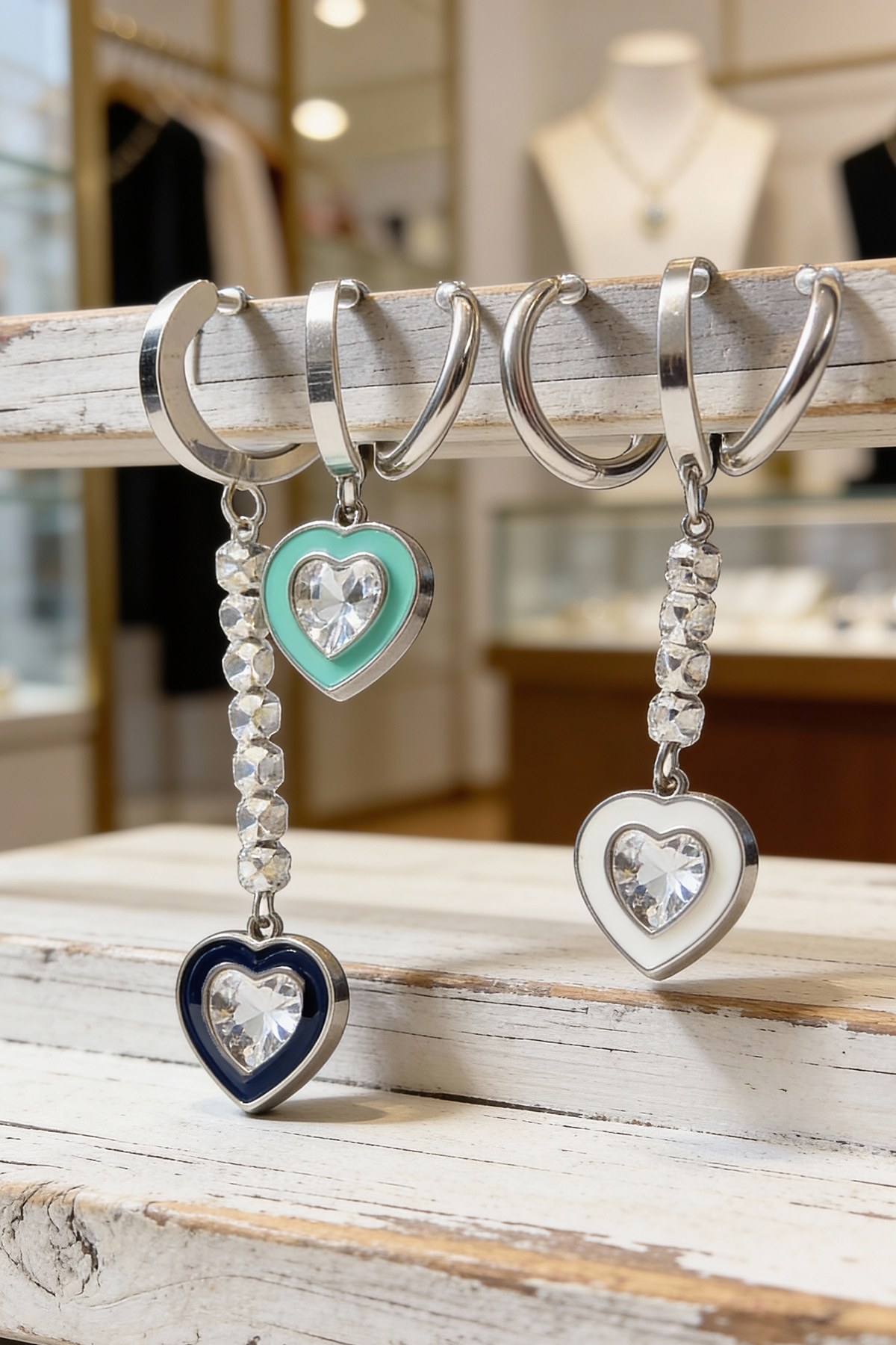 Gümüş Renk 6'lı Çelik Küpe Set