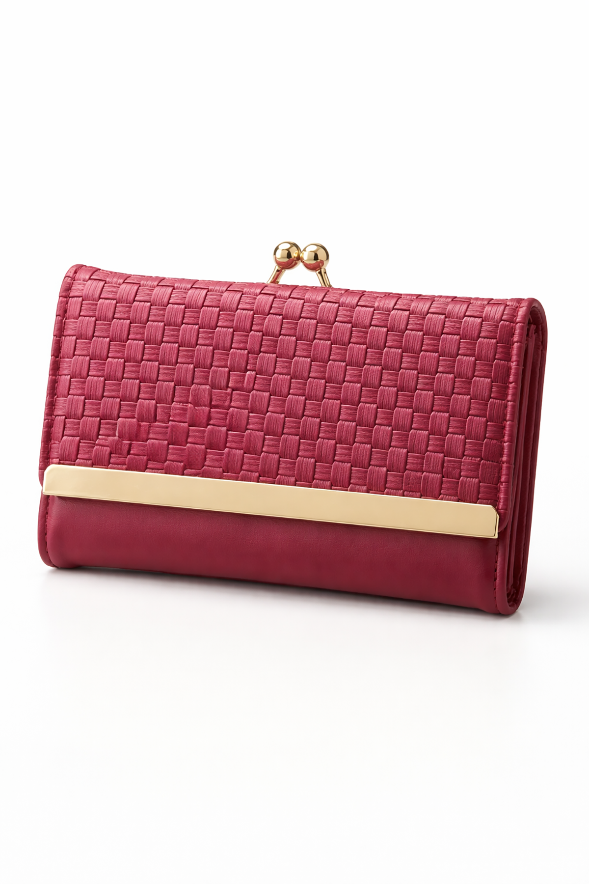 Bordo Renk Kadın Cüzdan/ Kartlık