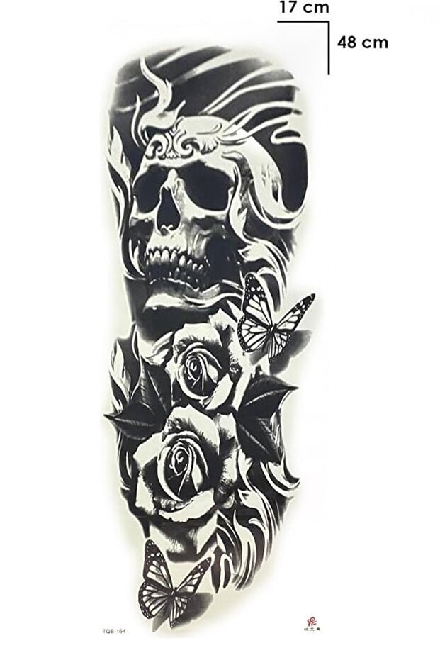 Kurukafa Geçici Dövme Tattoo