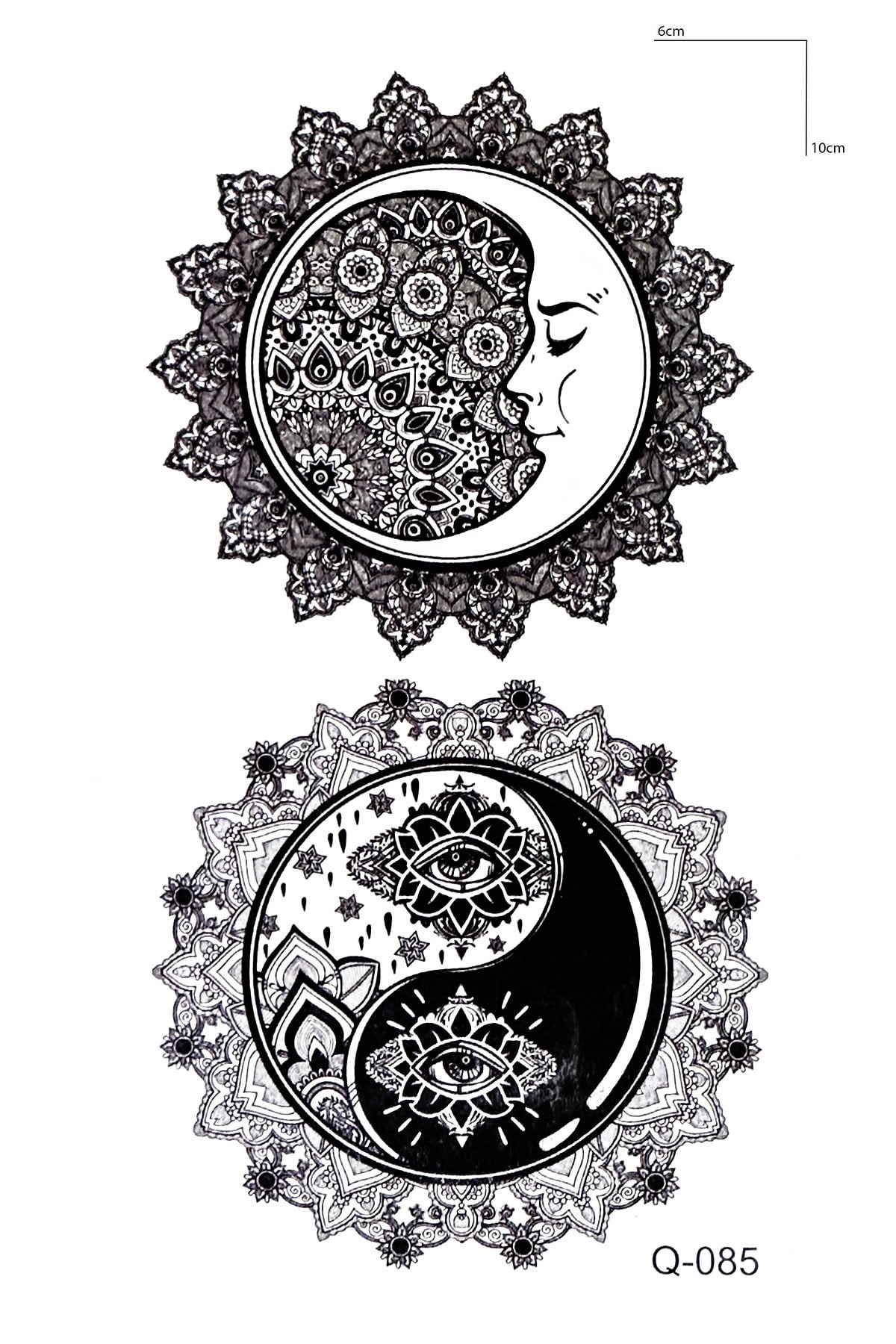Mandala Mini Geçici Dövme Tattoo