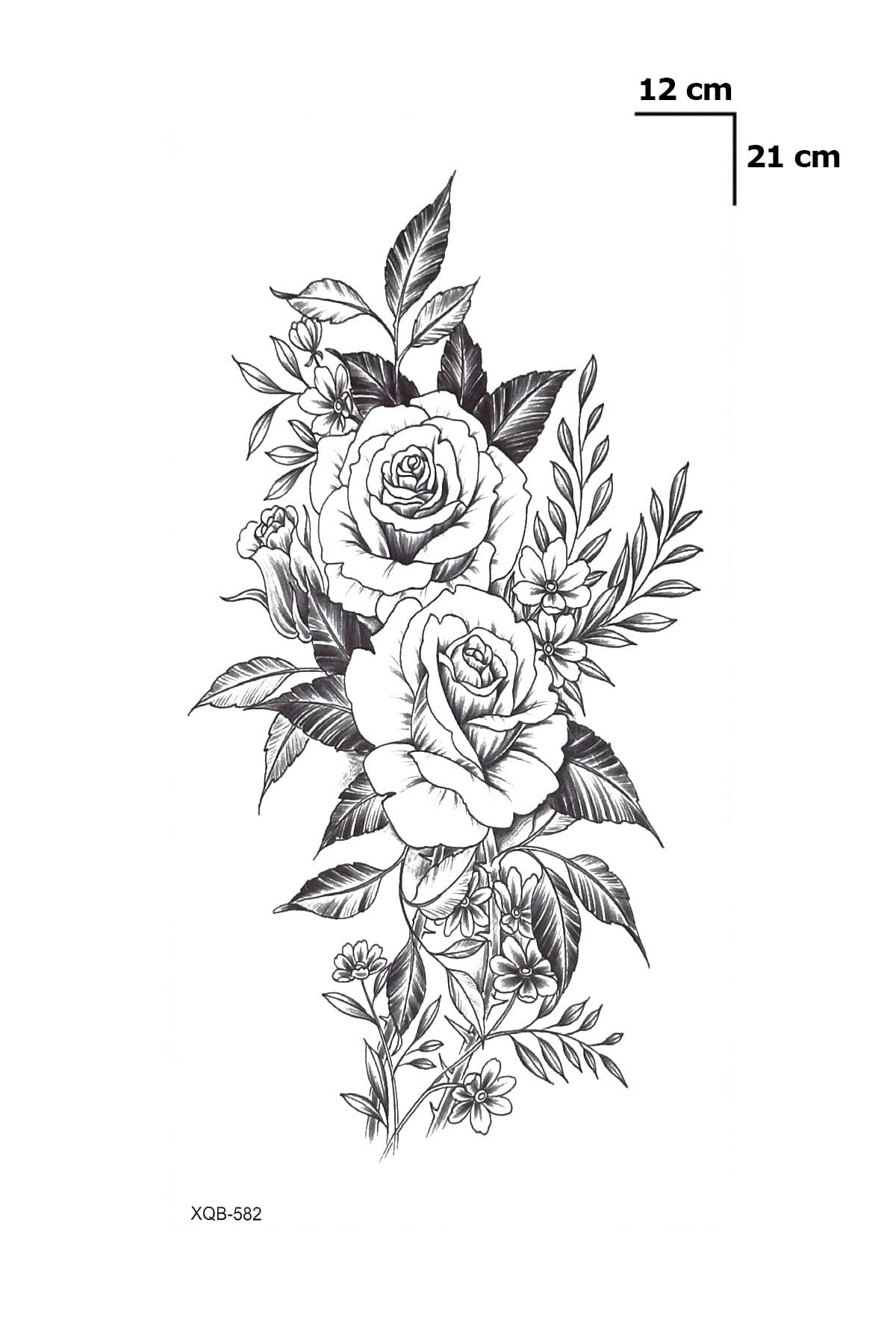 Çiçek Dövme Geçici Dövme Tattoo