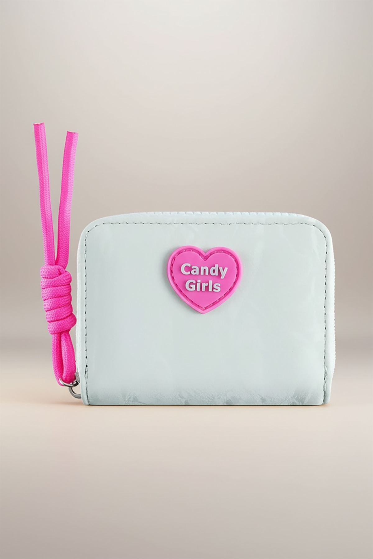 Açık Yeşil Renk Candy Girls Yazılı Cüzdan/Kartlık